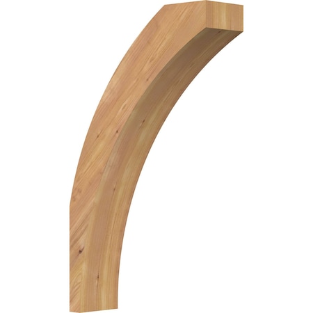 5 1/2"W x 18"D x 30"H Thorton Smooth Knee Brace, Western Red Cedar